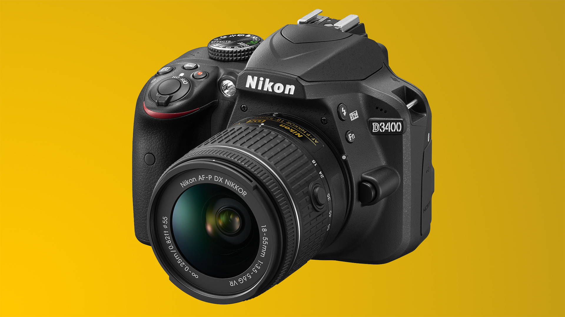 Nikon D3400 DSLR Camera  – Black