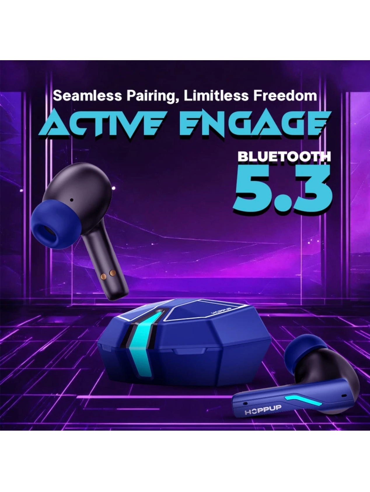 Xo6 Gaming Earbuds with 35MS Low Latency, RGB LED, thumbnail 6