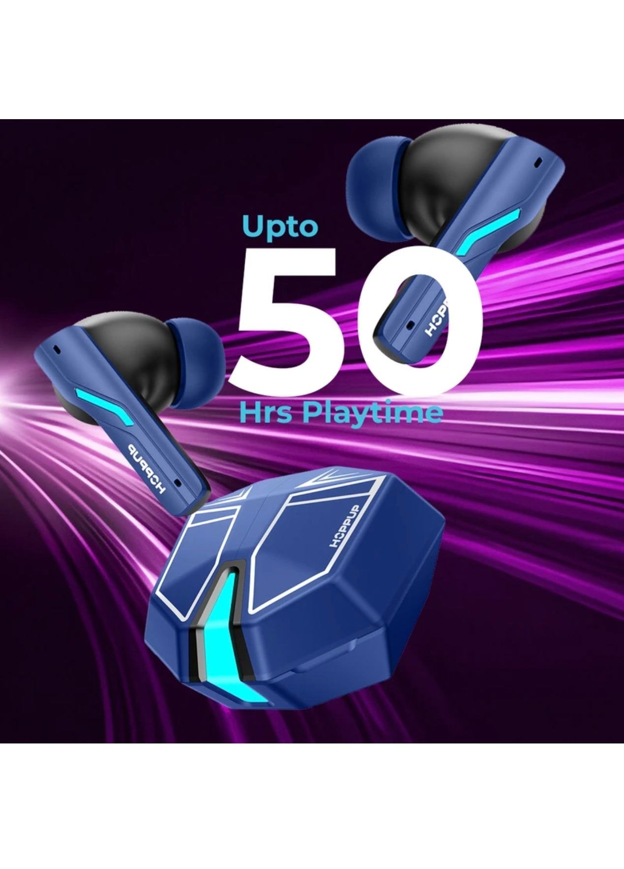 Xo6 Gaming Earbuds with 35MS Low Latency, RGB LED, thumbnail 8